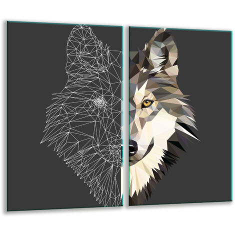 Tagliere di vetro 2x 30x52 Wolf