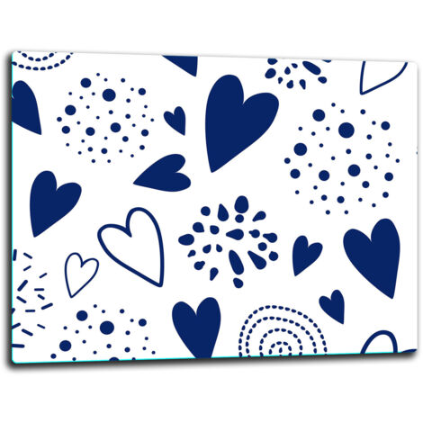 Tagliere di vetro 52x40 cuore