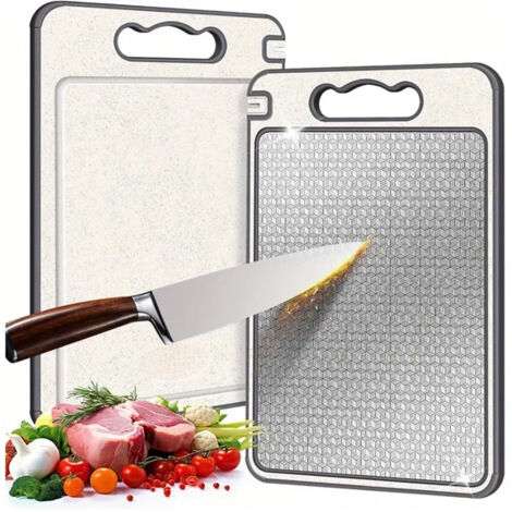 Tagliere in acciaio inox 36,5 x 25 cm Utensili da cucina 1 pezzo
