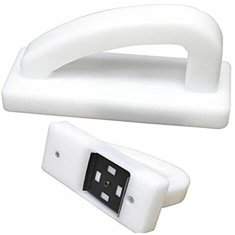 Tagliere in polietilene con fermi professionale euroceppi bianco o colorato cm50x40xh2 ad alta densita per contatto con alimenti - colorigenerali: RASCHIETTO PULIZIA TAGLIERE