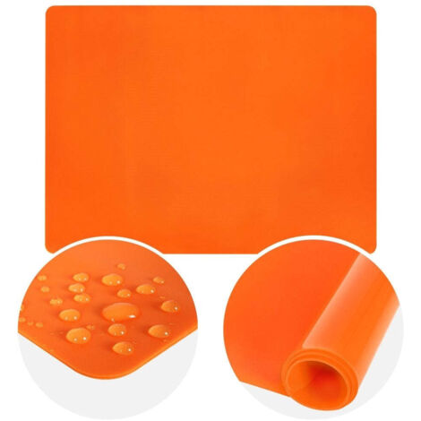 Tagliere in silicone arancione SILLINIE 40x30 cm