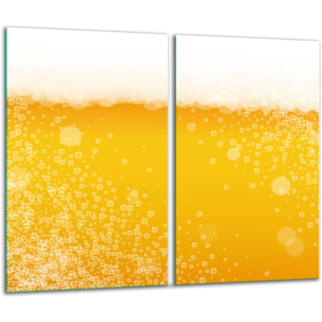 Tagliere in vetro 2x 30x52 birra