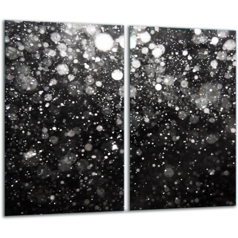 Tagliere in vetro 2x 30x52 nero
