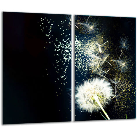 Tagliere in vetro 2x 30x52 nero