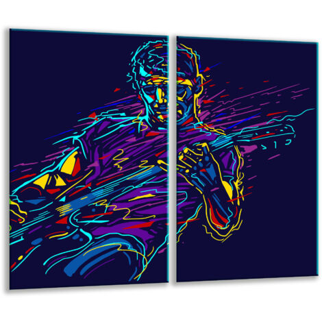 Tagliere in vetro 2x 30x52 nero