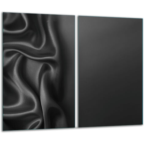 Tagliere in vetro 2x 30x52 nero