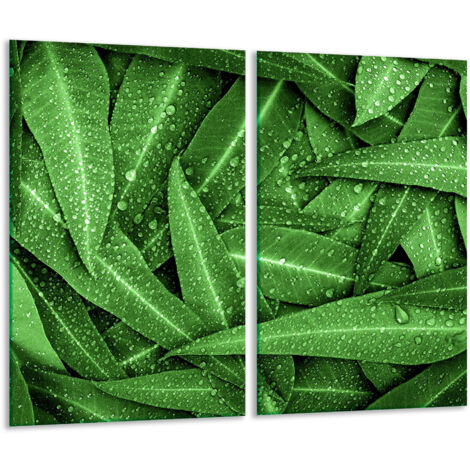 Tagliere in vetro 2x 30x52 verde
