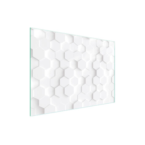 TAGLIERE IN VETRO 30x22 BIANCO