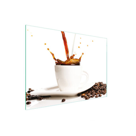 TAGLIERE IN VETRO 30x22 CAFFÈ