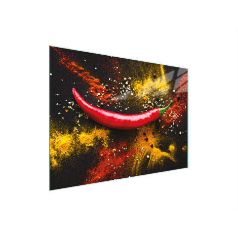 TAGLIERE IN VETRO 30x22 CHILLI