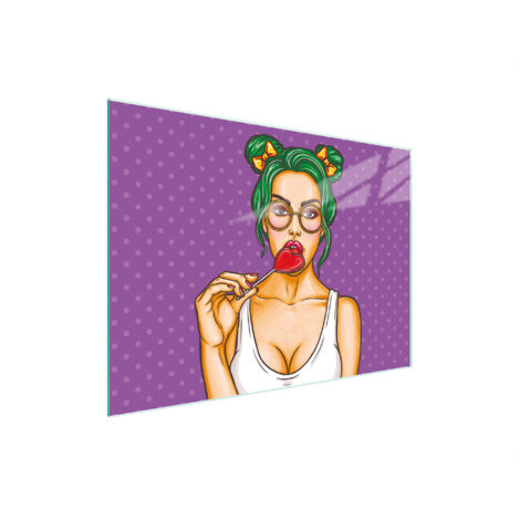 TAGLIERE IN VETRO 30x22 DONNA