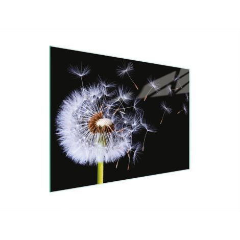 TAGLIERE IN VETRO 30x22 FIORE