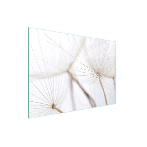 TAGLIERE IN VETRO 30x22 FIORE