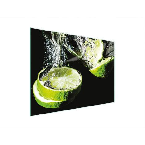 TAGLIERE IN VETRO 30x22 LIME