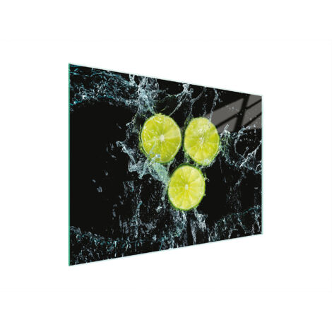 TAGLIERE IN VETRO 30x22 LIMONE