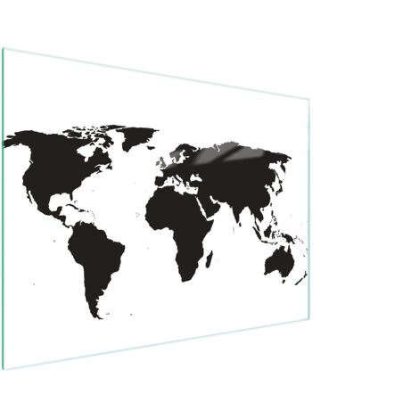TAGLIERE IN VETRO 30x22 MAPPA