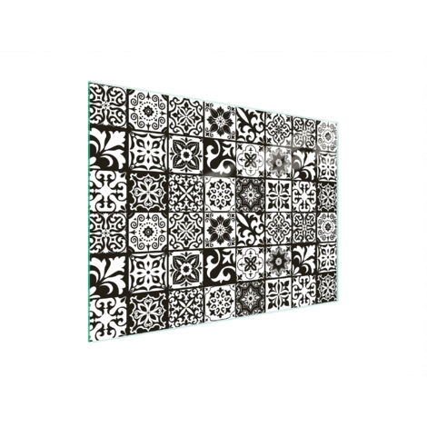 TAGLIERE IN VETRO 30x22 MOSAICO