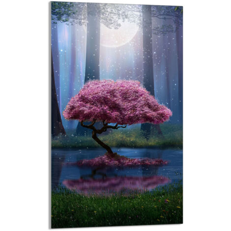 TAGLIERE IN VETRO 30x52 Albero
