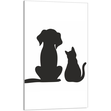 TAGLIERE IN VETRO 30x52 Animali