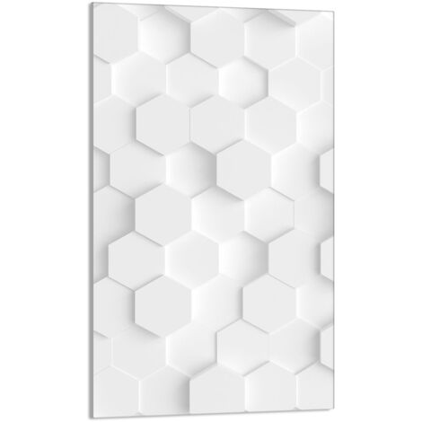 TAGLIERE IN VETRO 30x52 Bianco