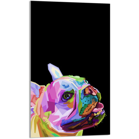 TAGLIERE IN VETRO 30x52 Cane