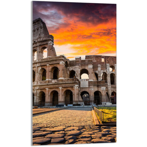 TAGLIERE IN VETRO 30x52 Colosseo