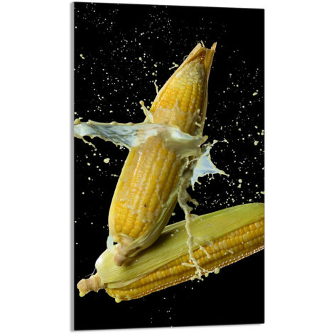 TAGLIERE IN VETRO 30x52 Corn