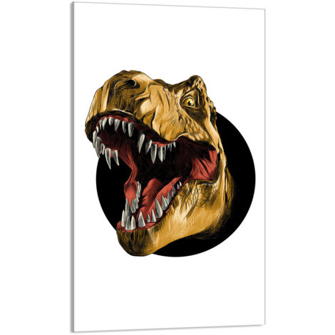 TAGLIERE IN VETRO 30x52 Dinosauro
