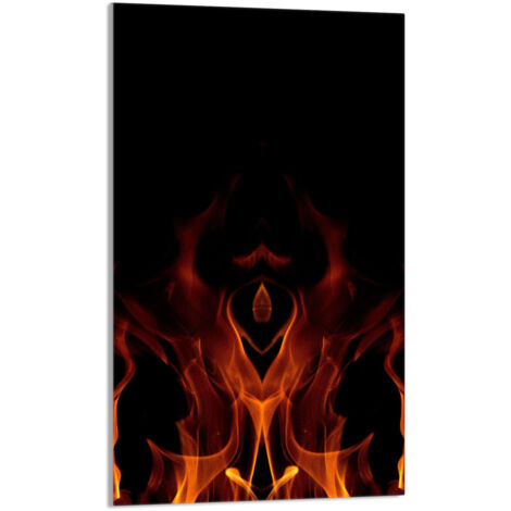 TAGLIERE IN VETRO 30x52 Fire