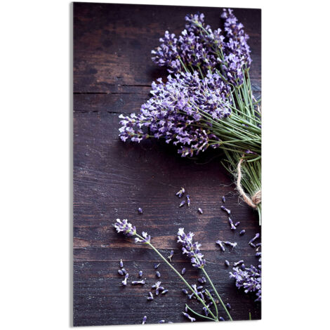 TAGLIERE IN VETRO 30x52 Lavanda