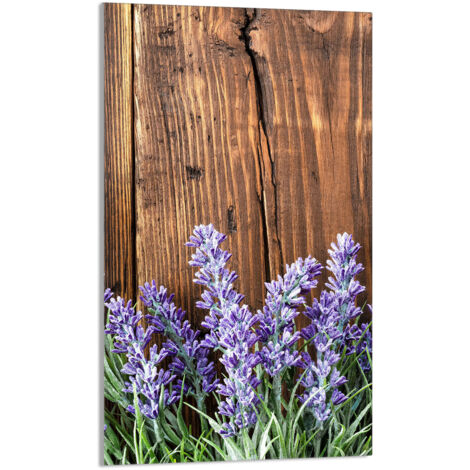 TAGLIERE IN VETRO 30x52 Lavanda