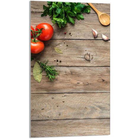 TAGLIERE IN VETRO 30x52 Legno