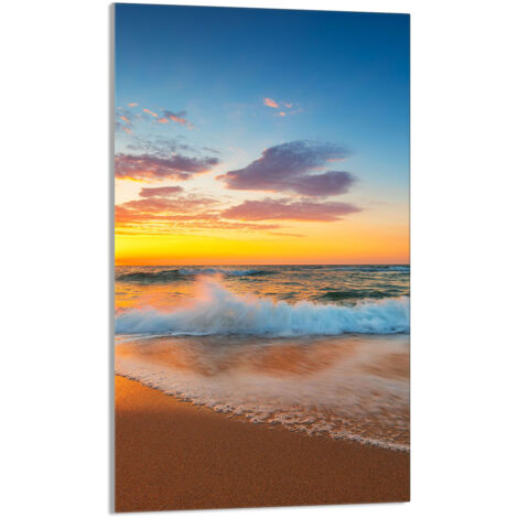 TAGLIERE IN VETRO 30x52 Mare