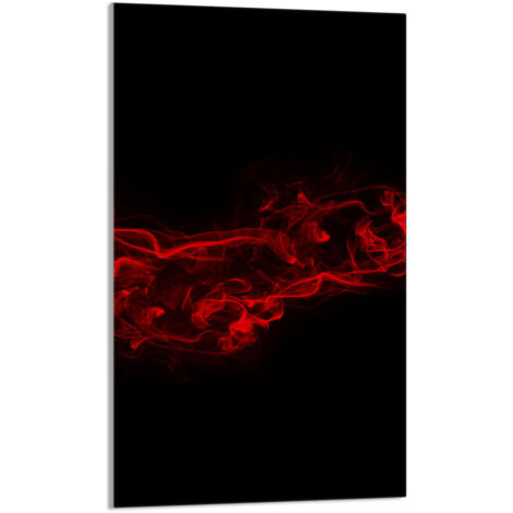 TAGLIERE IN VETRO 30x52 Nero
