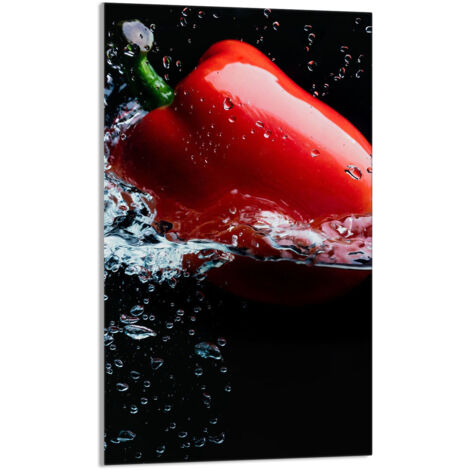 TAGLIERE IN VETRO 30x52 Pepe