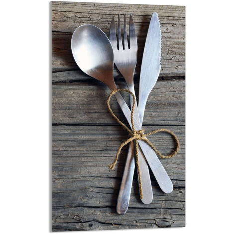 TAGLIERE IN VETRO 30x52 Posate
