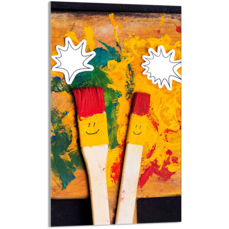 TAGLIERE IN VETRO 30x52 Smile