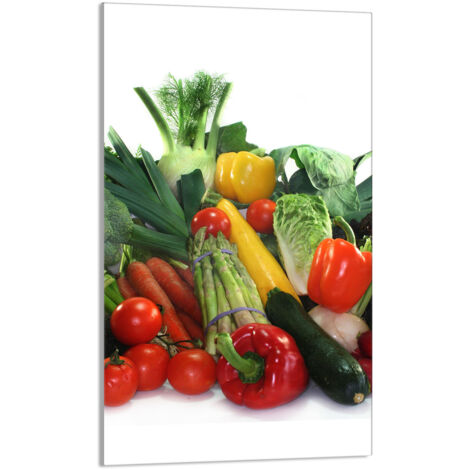 TAGLIERE IN VETRO 30x52 Verdure