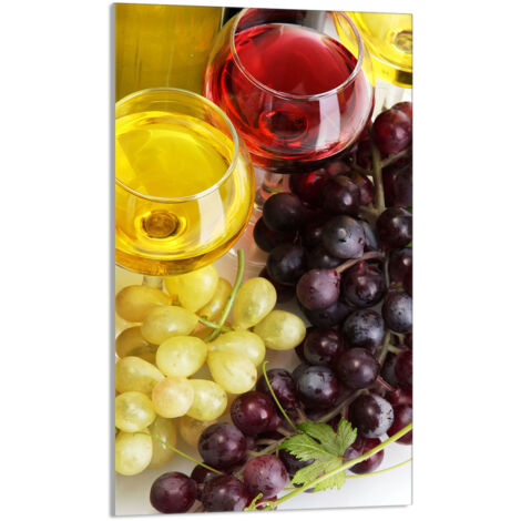 TAGLIERE IN VETRO 30x52 Vino