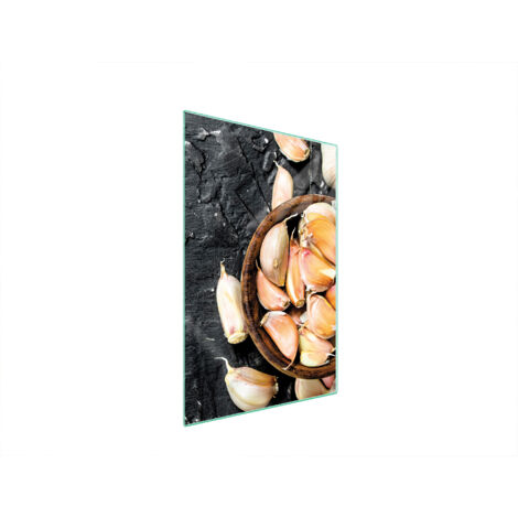 TAGLIERE IN VETRO 35x52 AGLIO