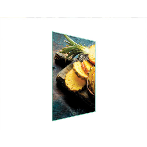 TAGLIERE IN VETRO 35x52 ANANAS