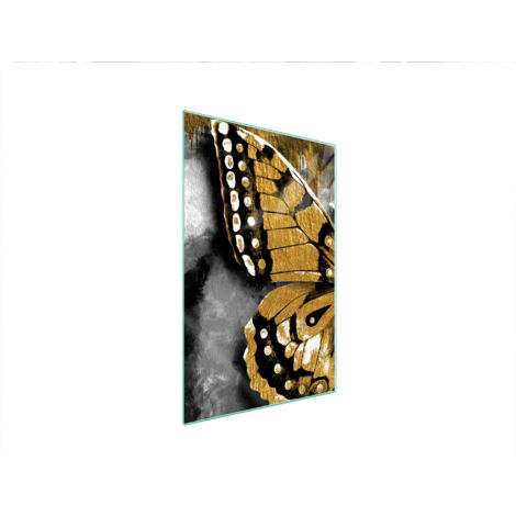 TAGLIERE IN VETRO 35x52 FARFALLA