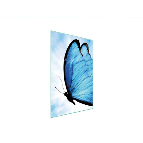 TAGLIERE IN VETRO 35x52 FARFALLA
