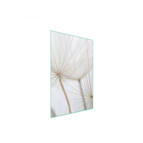 TAGLIERE IN VETRO 35x52 FIORE