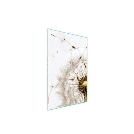 TAGLIERE IN VETRO 35x52 FIORE