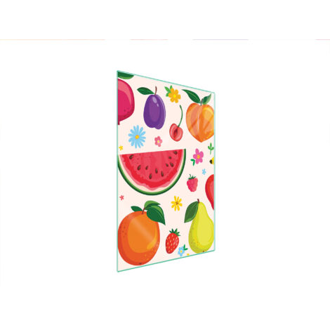 TAGLIERE IN VETRO 35x52 FRUTTA