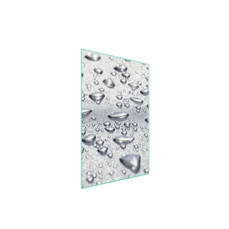 TAGLIERE IN VETRO 35x52 GOCCE