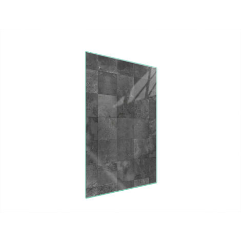 TAGLIERE IN VETRO 35x52 GRIGIO