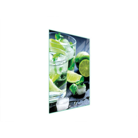 TAGLIERE IN VETRO 35x52 LIME