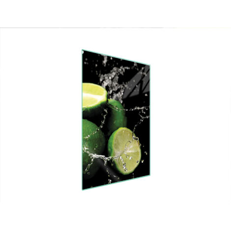 TAGLIERE IN VETRO 35x52 LIME